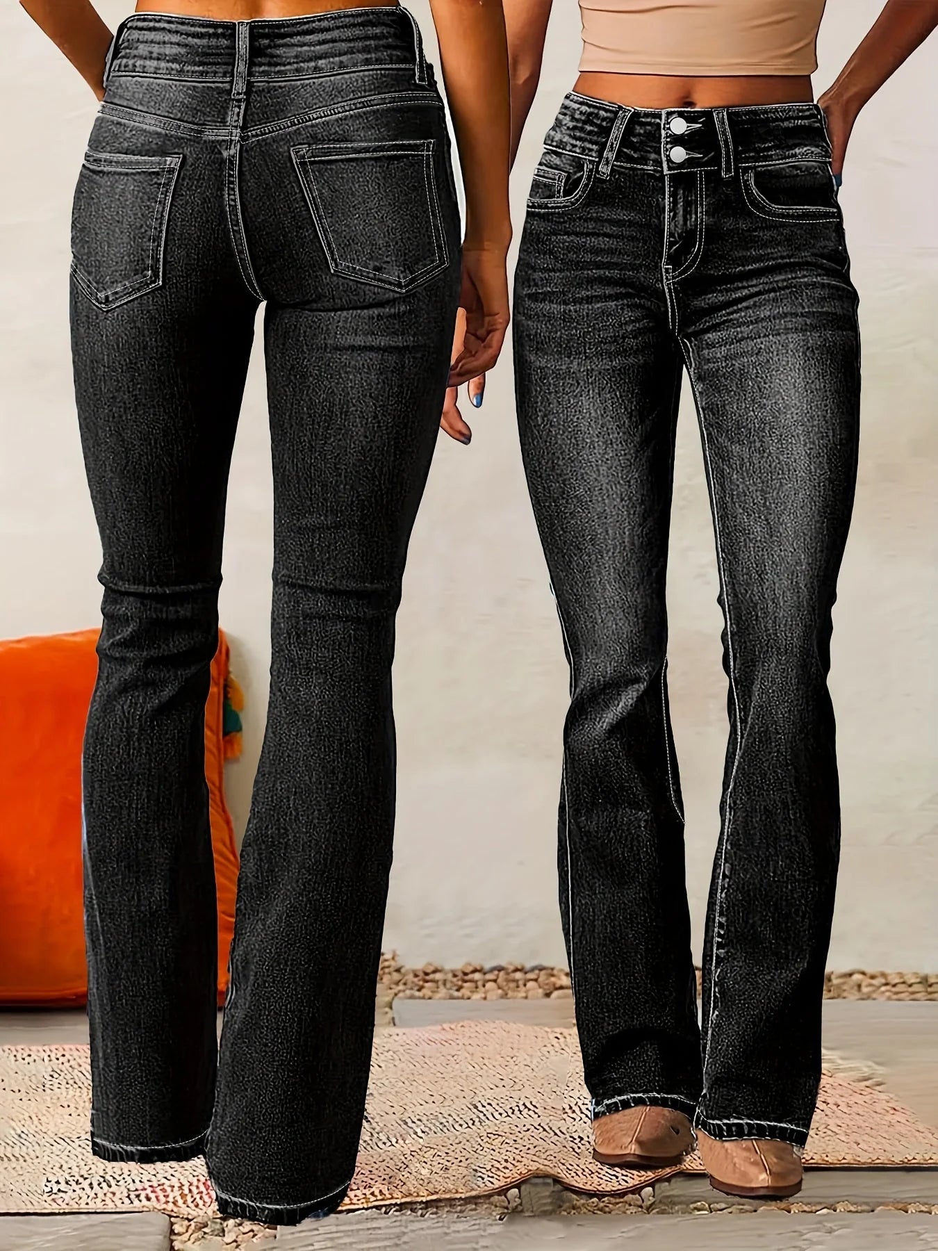 Aya | High-Flared Jeans