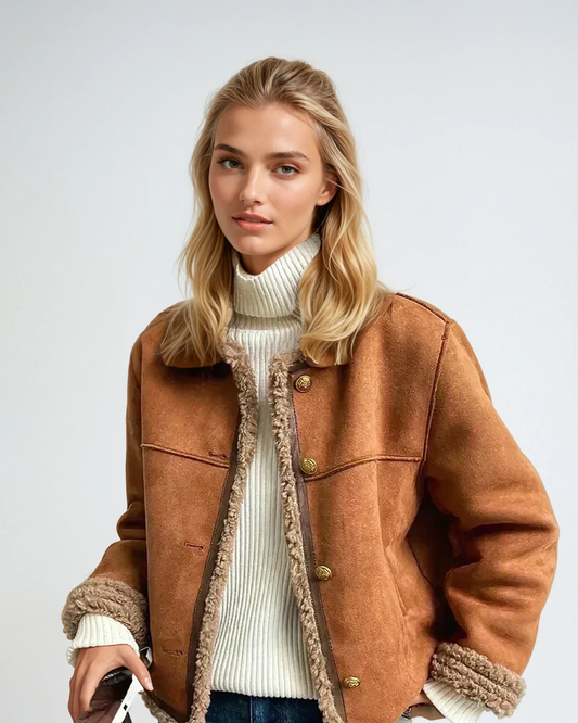 Rosalie | Shearling Fleece Jacket