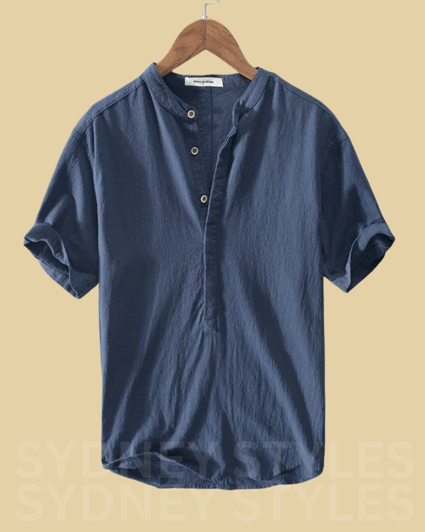 Mens Luxe Linen Shirt