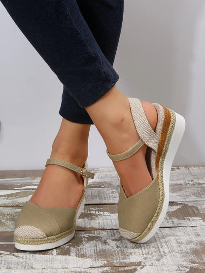 Tessa | Women's Closed Toe Wedge Sandals