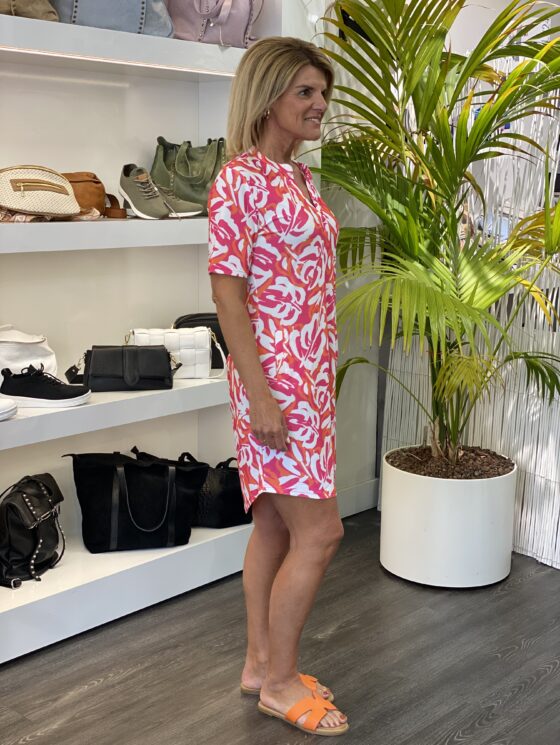 Juliana | Bold Printed Midi Dress