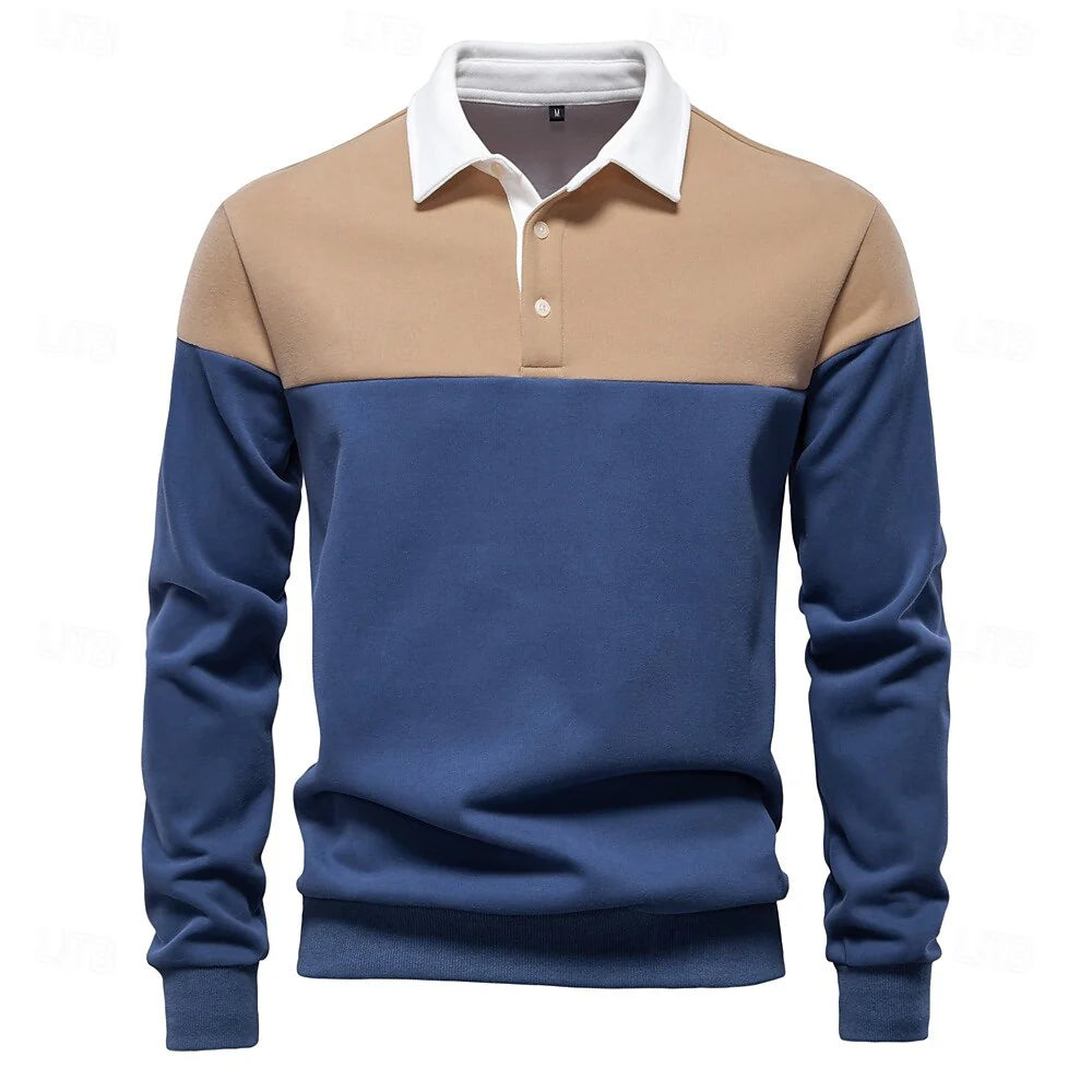 Theo™ | Long Sleeve Knit Polo