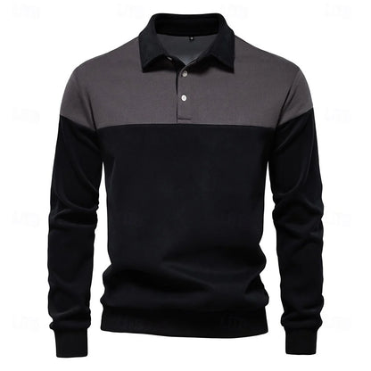 Theo™ | Long Sleeve Knit Polo