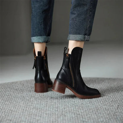 Emily | Leather Ankle Boots