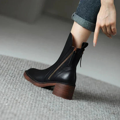 Emily | Leather Ankle Boots