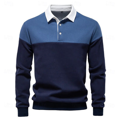 Theo™ | Long Sleeve Knit Polo