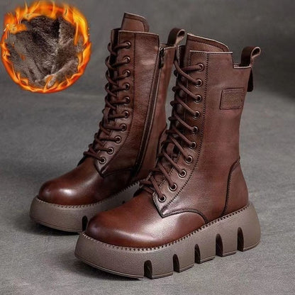 ThermaLuxe | Orthopaedic Leather Winter Boots