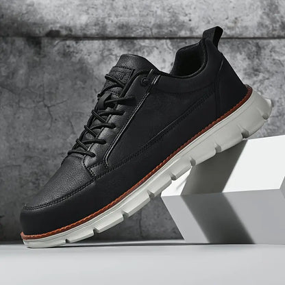 Savoy Mens Leather Sneaker