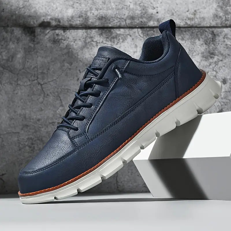 Savoy Mens Leather Sneaker