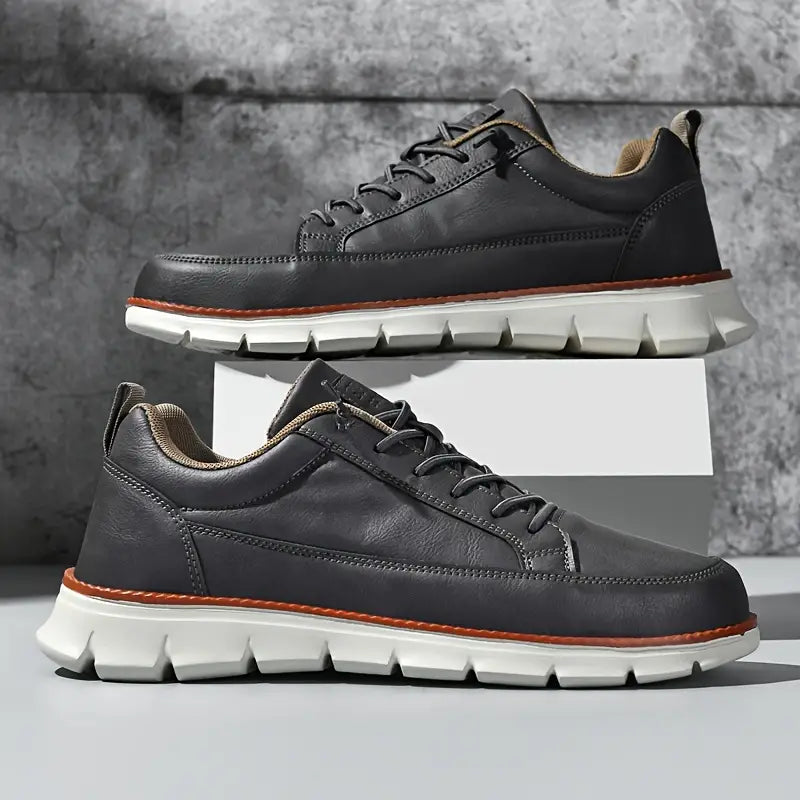 Savoy Mens Leather Sneaker