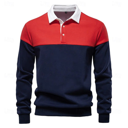 Theo™ | Long Sleeve Knit Polo