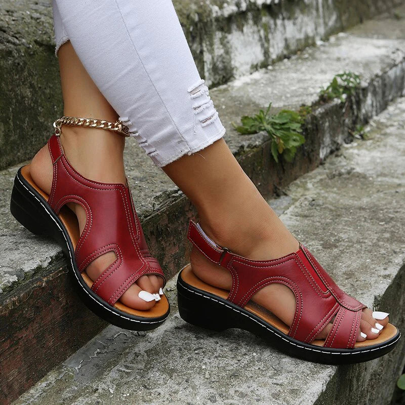 Allura | Orthopedic Leather Sandals