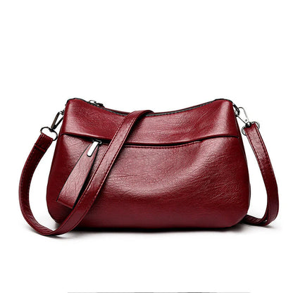 Francesca | Classic Leather Crossbody Bag