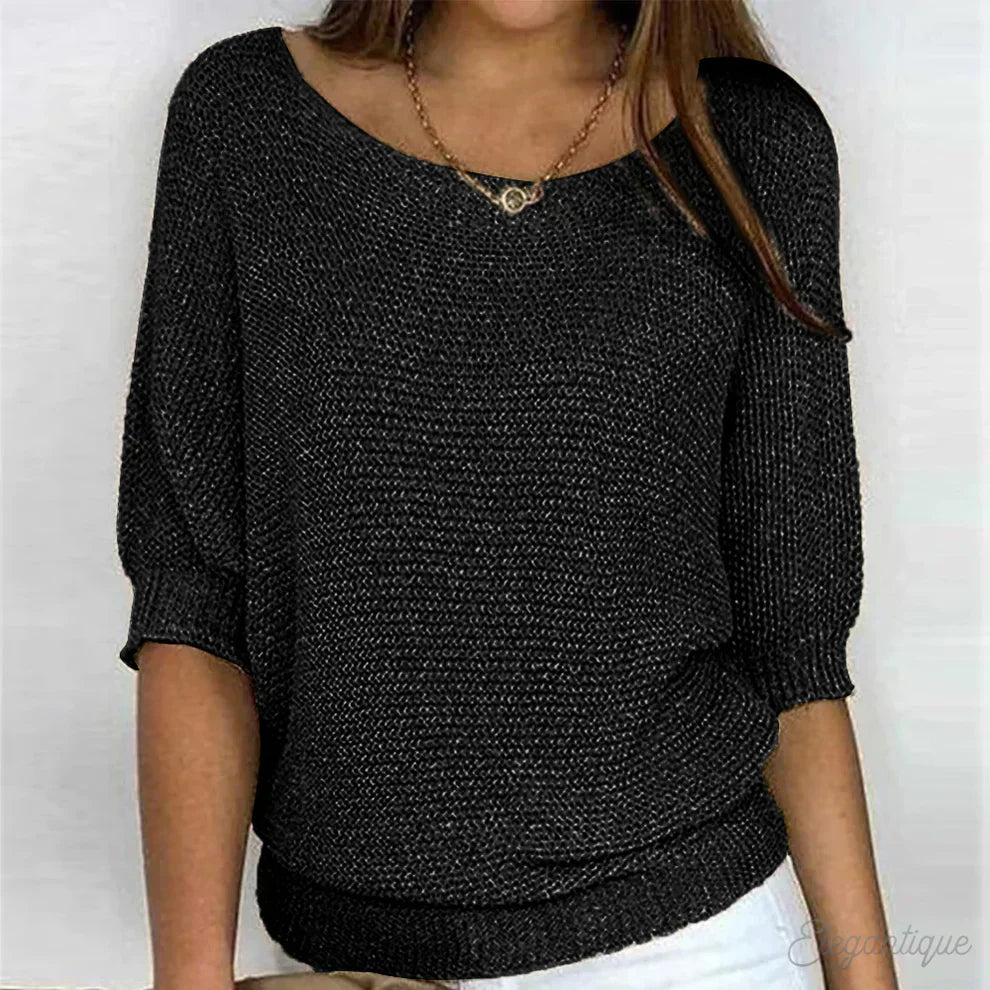 Emma™ | Relaxed Knit Top