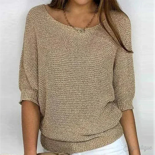 Emma™ | Relaxed Knit Top